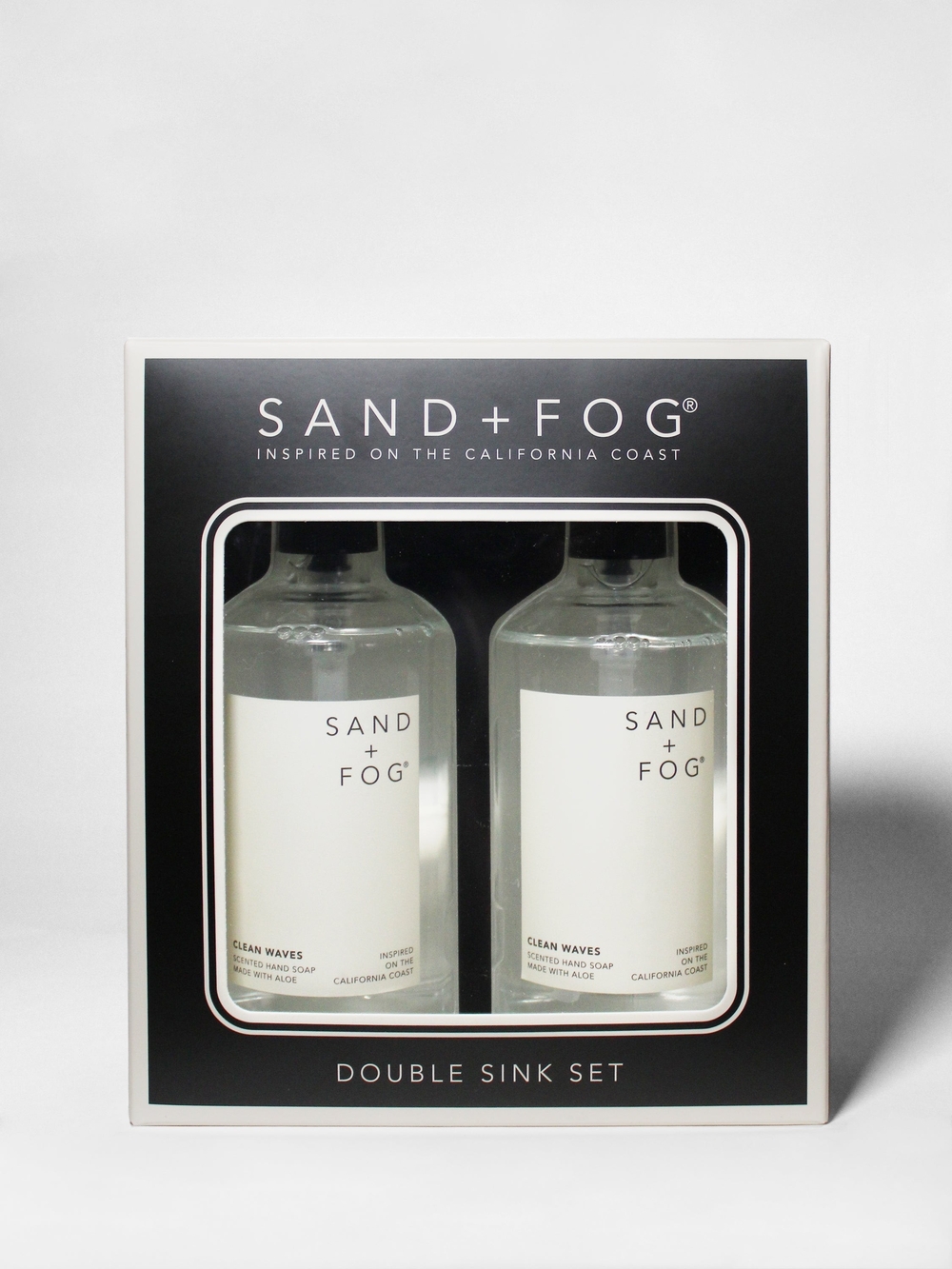 Sand + Fog Clean Waves Double Sink Hand Soap Set New In Box